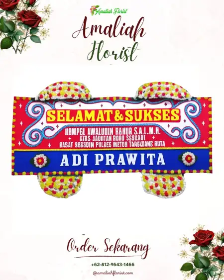 Papan Bunga Ucapan Selamat Semalat