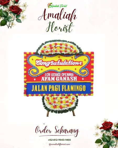 Sewa Papan Bunga Semalat